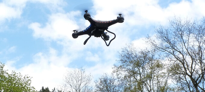S-Idee Drohne Test: S183 Quadrocopter im Flug