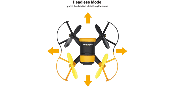 Headless-Mode der Hasakee Mini Drohne
