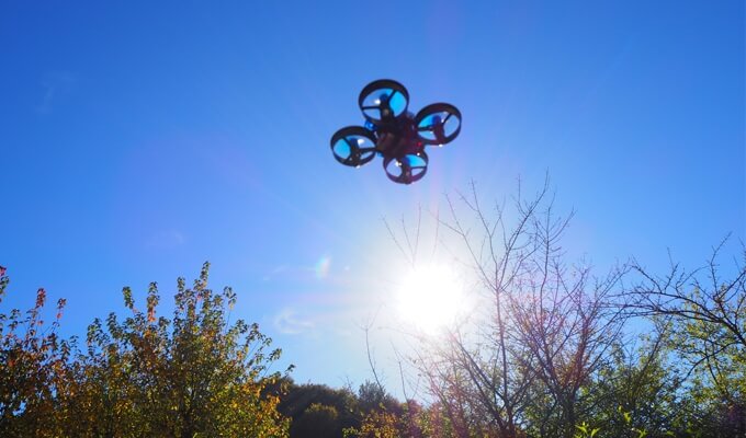 Drohne für den Garten und die Wohnung
